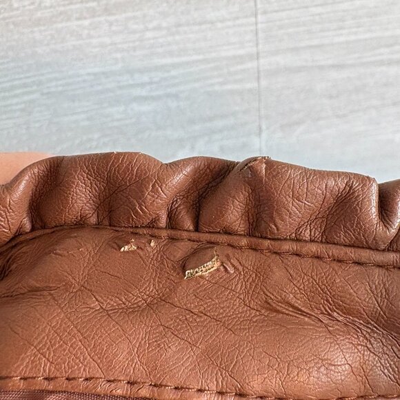 Christopher & Banks Womens Faux Leather Jacket Medium Brown - Picture 5 of 7